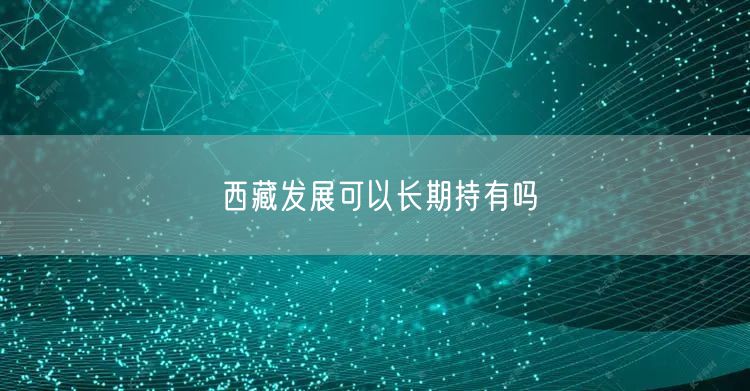 西藏发展可以长期持有吗