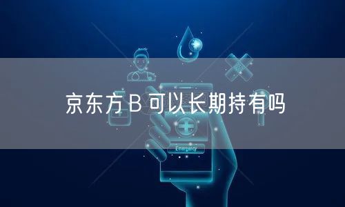 京东方Ｂ可以长期持有吗